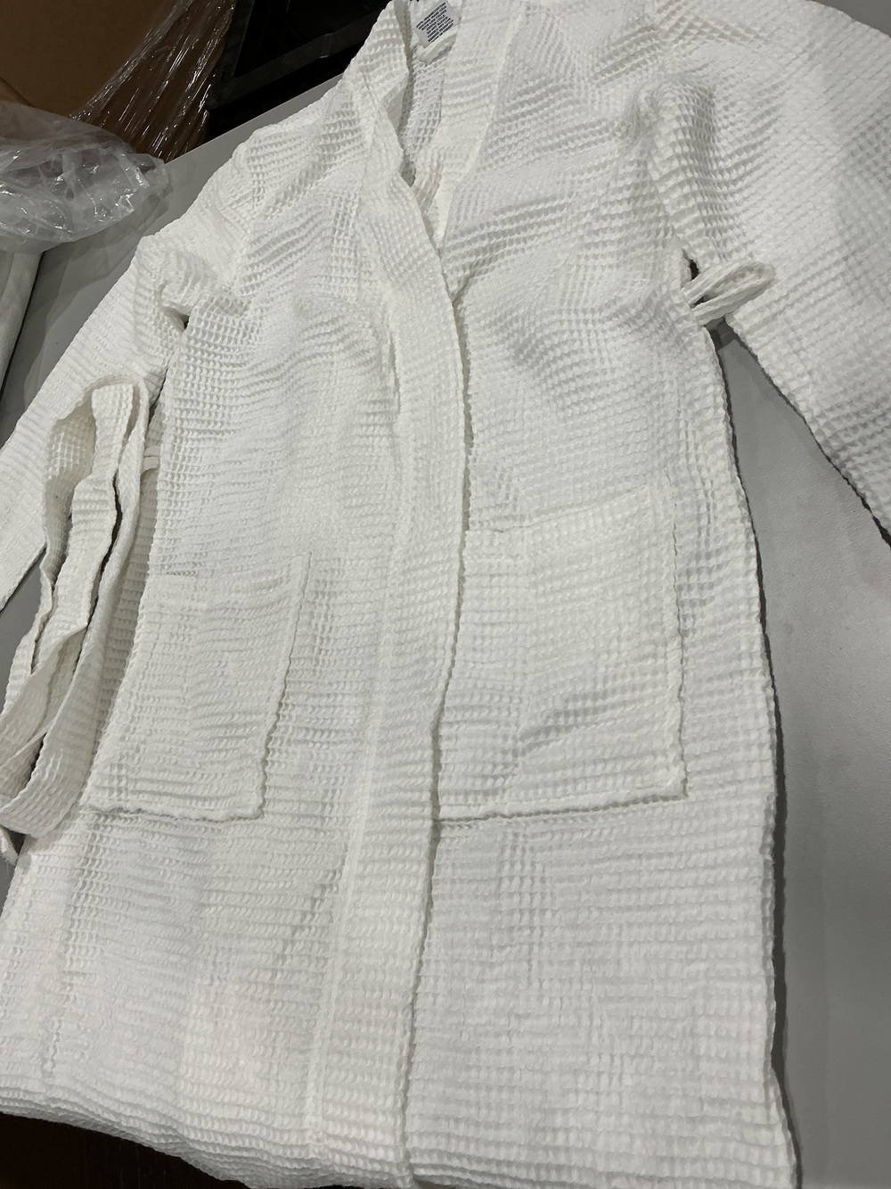 Organic Turkish Waffle Robe - Picture 1 of 3